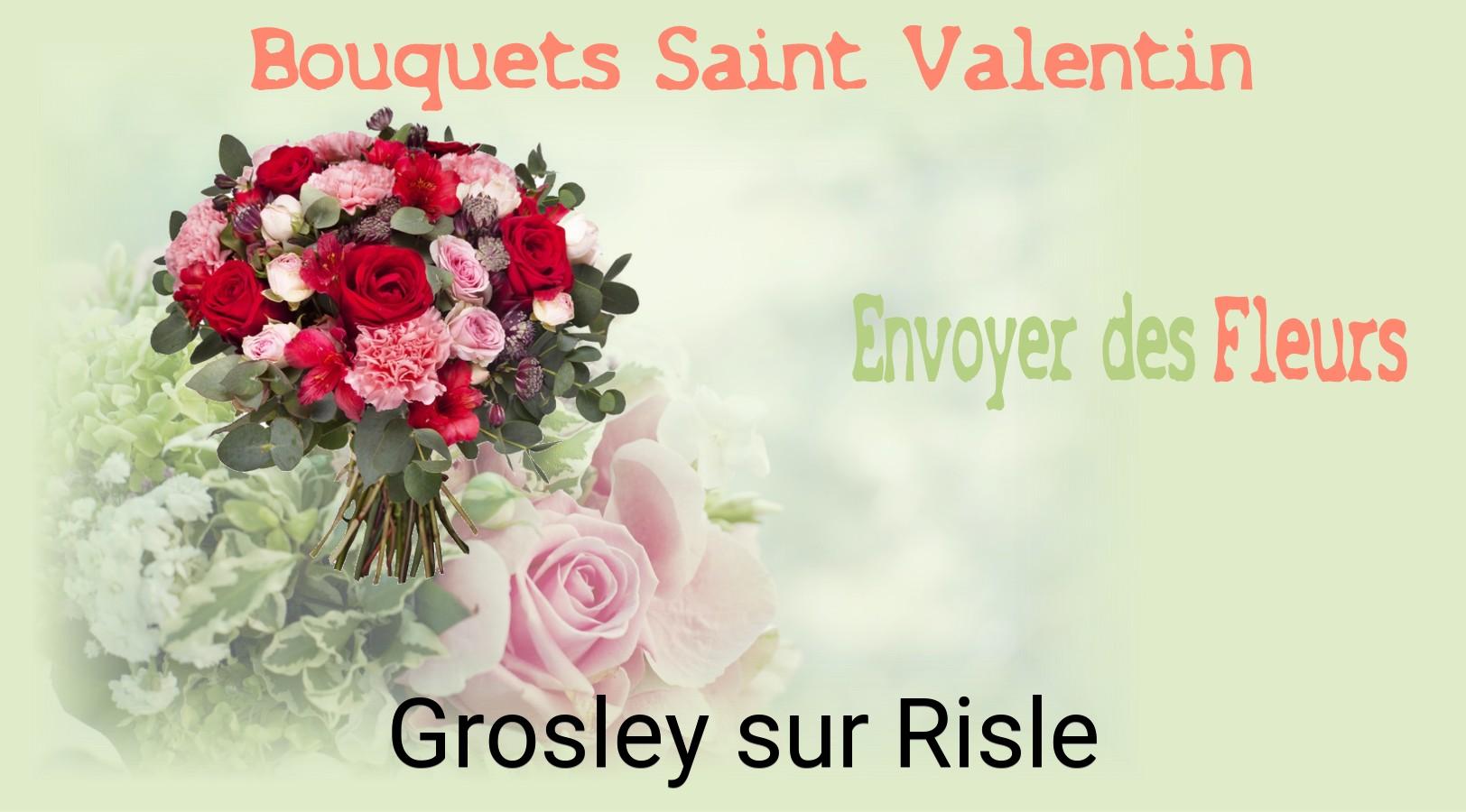 Roses de Saint-Valentin livrées à Grosley-sur-Risle
